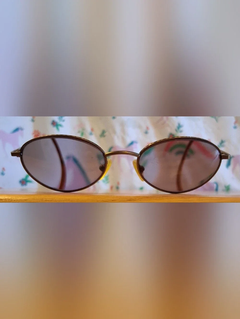 EUC Vintage 90s Sirena Occhiali Italy Copper Tone Scroll Detailed Glasses Frame